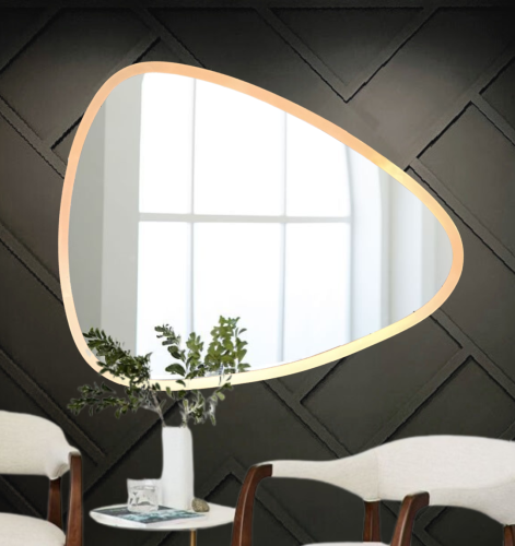 LED Mirror Round 34"x28"
