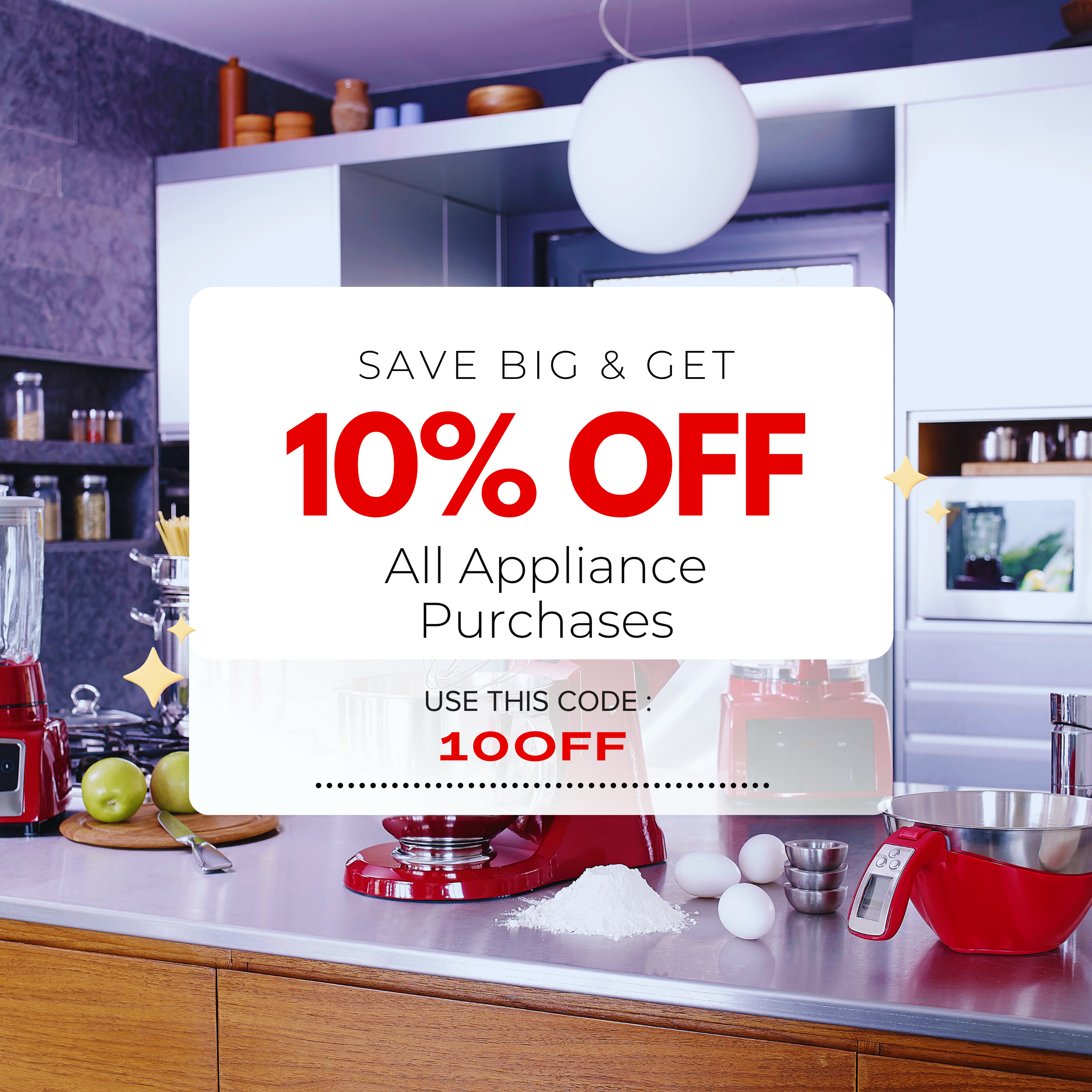 Save Big & Get 5% Off All Appliance Purchases Save Big & Get 5% Off All Appliance Purchases