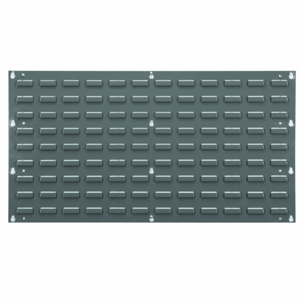 35 INCH WIDE LOUVERED PANEL GREY