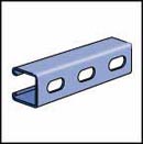 1 5/8 x 1 5/8 x 10 - 12 GAUGE SLOTTED GREEN CHANNEL