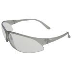 supERB SILVER FRAME/CLEAR LENS ANSI Z87.1 EYEWARE