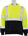 W377 XX-LARGE SWEATSHIRT PULLOVER BLACK/LIME