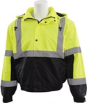 W106 3X-LARGE BOMBER JACKET CLASS 3 LIME & BLACK