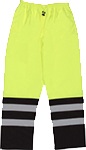 S649 LIME/BLACK RAIN PANT X-LARGE