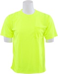 9006 LARGE HI-VIZ LIME SHORT SLEEVE BIRDSEYE MESH T-SHIRT