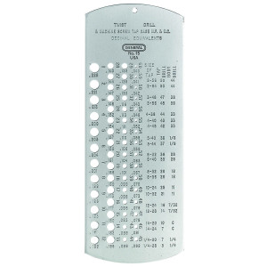 GENERAL DRILL GAUGE 1 - 60
