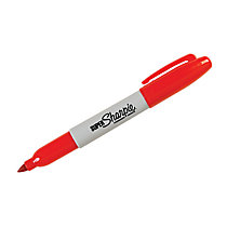 SHARPIE MARKER RED FINE TIP CARDED