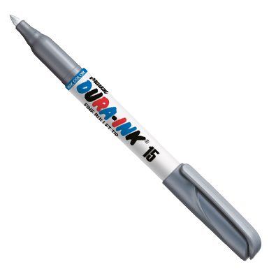 SILVER DURA-INK #15 FINE BULLET TIP MARKER