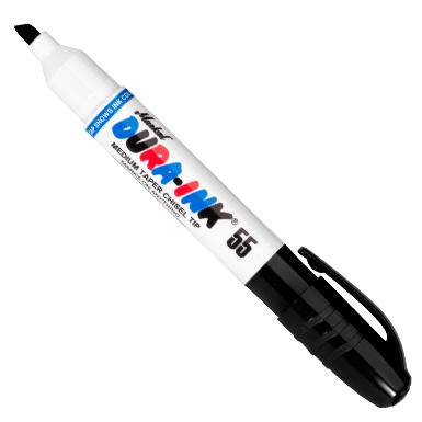 BLACK DURA-INK #55 MEDIUM CHISEL TIP