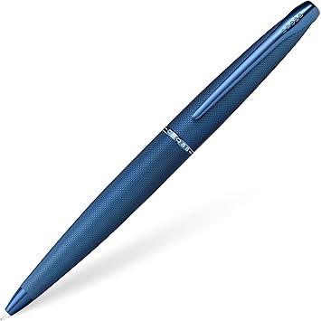 Cross Dark Blue etched Diamond Pattern w/ Polished Dark Blue Ballpoint Pen