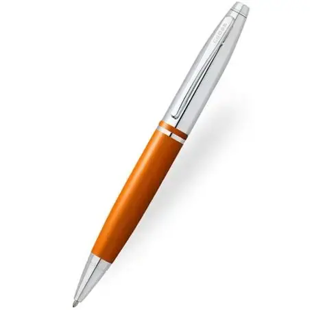 Cross Calais Metallic Exuberance Orange Lacquer w/Polished Chrome Appointments Ballpoint Pen