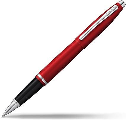 Cross Matte Metallic Red with Polished Chrome Rollerball Pen