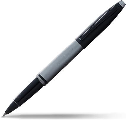 Cross Matte Grey and Black Lacquer Rollerball Pen