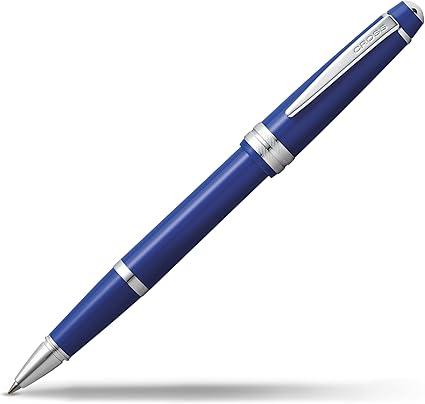 Cross Polished Blue Resin with Polished Chrome Ballpoint Pen