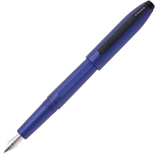 Cross Prism Deep Sea Blue Resin w/Polished Black Appointments Medium Nib Fountain Pen