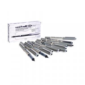 Uniball Black Ink Pen pack 12