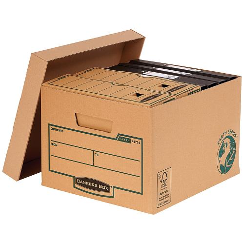 Bankers Box Earth Series Budget Storage Box Basic Duty - Brown/Green