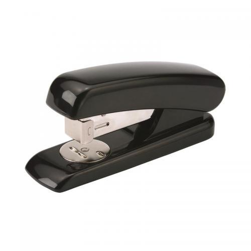 5 Star Half-Strip Stapler, Plastic, 20 sheet capacity, Black