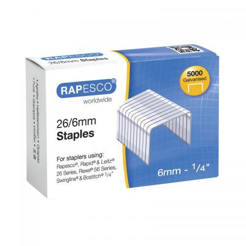 Staples 6MM 26/6 5000/pk