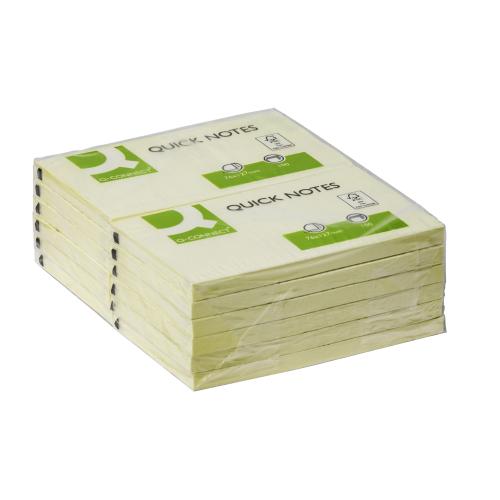 Q-Connect Quick Notes 76  x 127 mm (3" x 5") pk/12