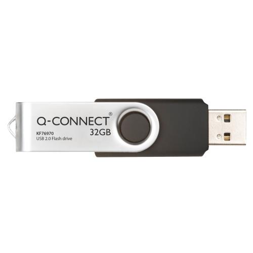Q-Connect USB 2.0 Swivel 32GB Flash Drive