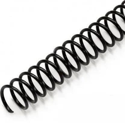 Spiralastic  Plastic Coil 4:1 12"(30.5CM) ( 1/2"(1.3CM) (12mil black)