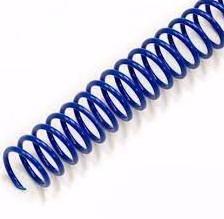Spiralastic  Plastic Coil 4:1 12"(30.5CM) ( 1/2"(1.3CM) (12mil blue)