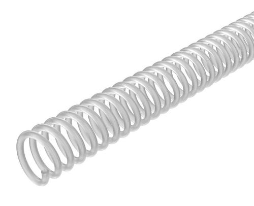 Spiralastic  Plastic Coil 4:1 12"(30.5CM) ( 1/2"(1.3CM) (12mil white )