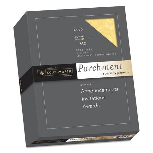 Fine Parchment Gold 8.5x11 24LB (21.59cmX27.5cm), pack of 100
