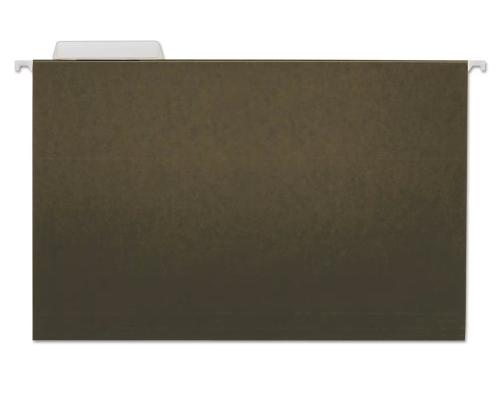 Hanging File Folders, 1/3 Tab, 11 Point Stock, Legal, Standard Green, 25/Box**DISCONTINUED**