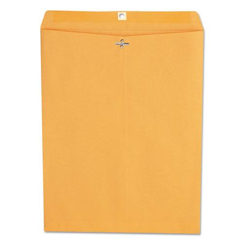 Business Source Kraft Clasp Envelope, Side Seam, 28lb, 12 x 15 1/2, Light Brown, 100/Box