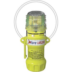 COMPACT WHITE FLASHING OR STEADY-ON 1-CO