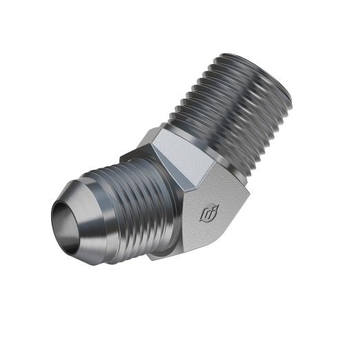 STEEL 45DEG MALE ELL