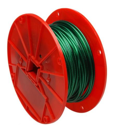 CABLE 1/16"" 1X7 COATED G