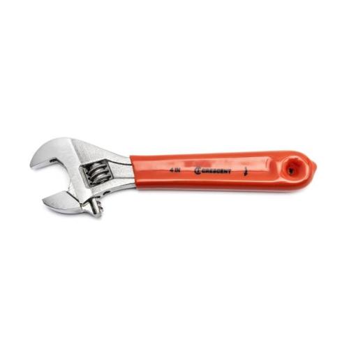 ADJ WRENCH 4"" CHROME CUS