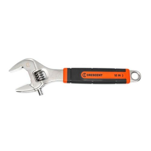 ADJ WRENCH 12" CHROME CUSH GRIP CARDED