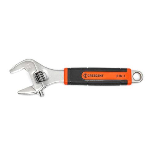 ADJ WRENCH 8" CHROME CUSH GRIP CARDED