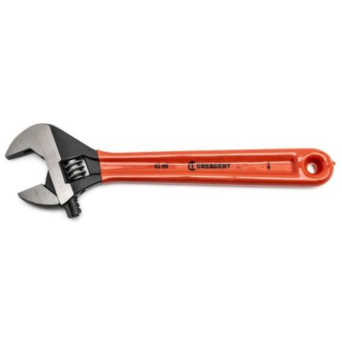 ADJ WRENCH 10"" BLACK CUS