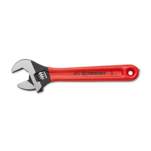 ADJ WRENCH 8"" BLACK CUSH