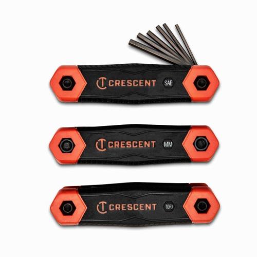 3PK HEX FOLD-UP SET SAE MM TORX