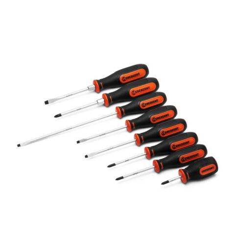 8pc BLACK/ORANGE DUAL MATRL