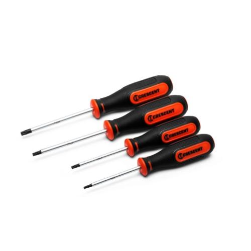 4pc BLACK/ORANGE TORX DUAL
