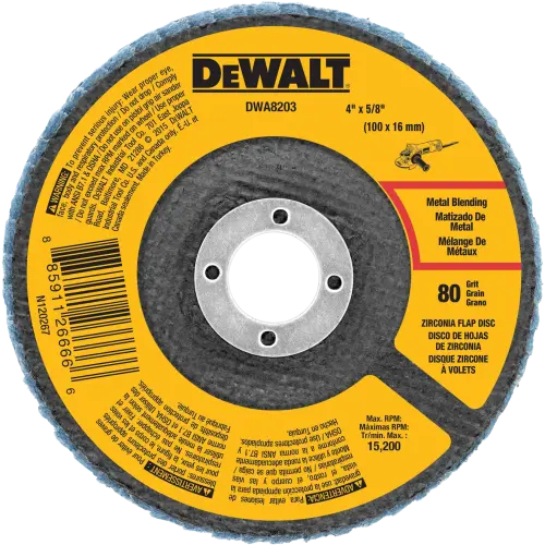 4"x5/8" 80G ZIRCONIUM T29