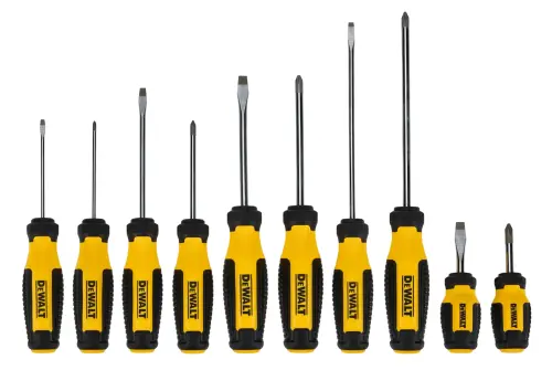 10pc FIXED BAR SCREWDRIVER SET