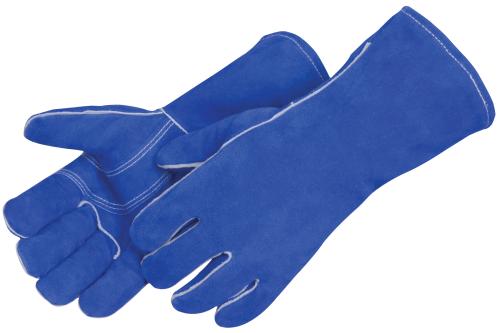 LRG BLUE LEATHER WELD GLOVE
