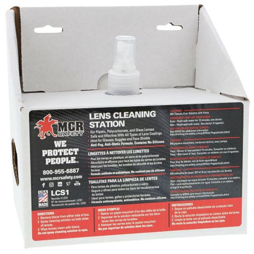 LENS CLEANING STATION W/