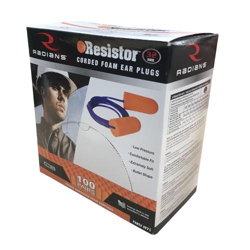 100ct ORANGE  RESISTOR 32dB DISP FOAM