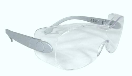 SHEATH CLEAR LENS OTG SAFETY GLASSES W/