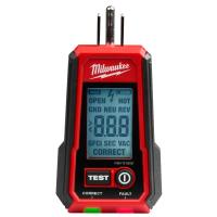GFCI RECEPTACLE TESTER W/LCD DISPLAY