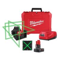 M12 GREEN 360DEG 3-PLANE LASER KIT